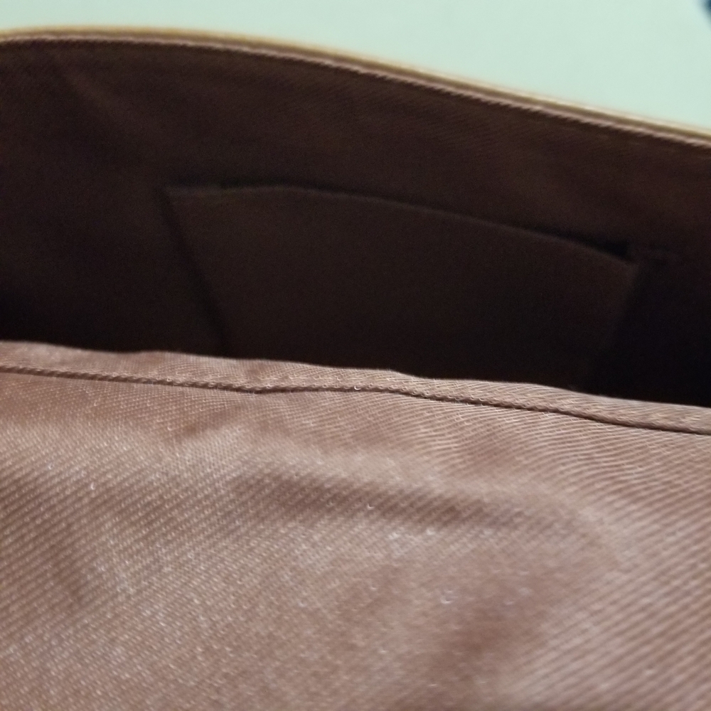 NEW! Fossil Tan Leather Shoulder Bag NWT PRICE FIRM - Picture 6 of 8